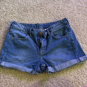 H&M Classic Blue Denim Shorts